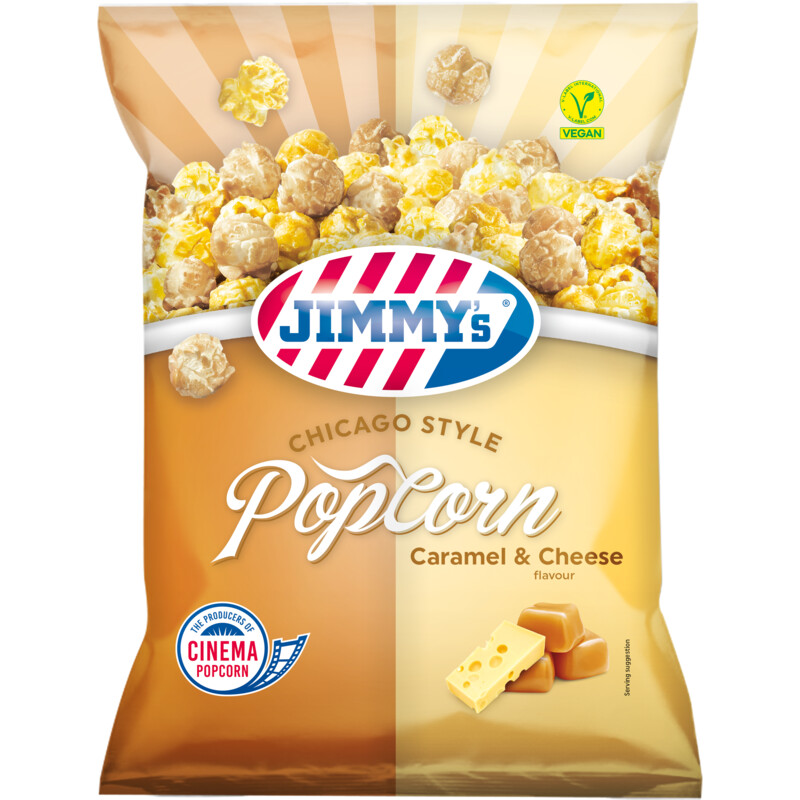 Jimmy's Popcorn caramel & cheese mix