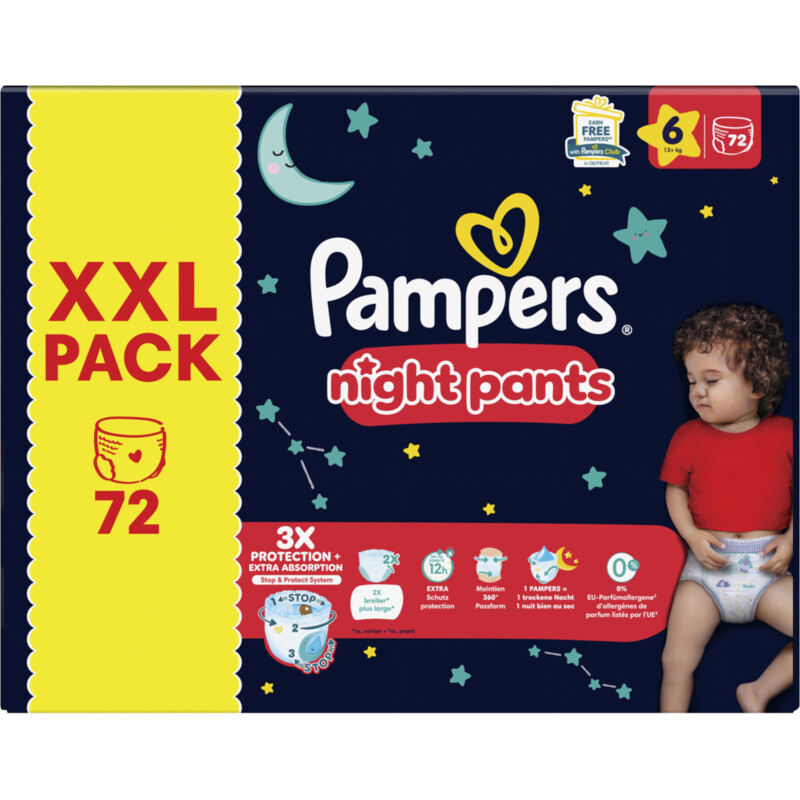 Pampers Baby-dry night pants XXL-pack maat 6