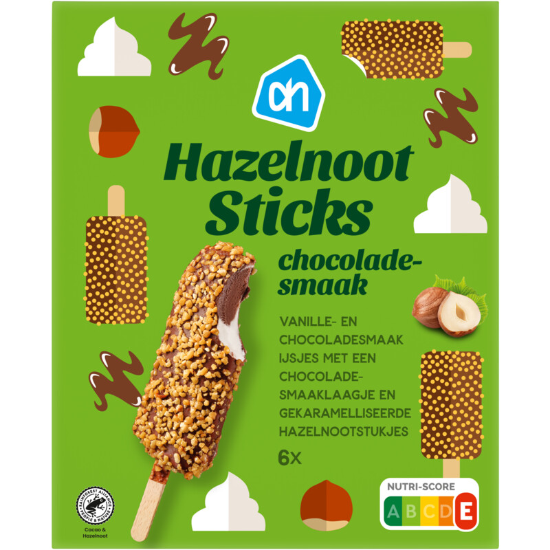 AH Hazelnoot sticks chocoladesmaak