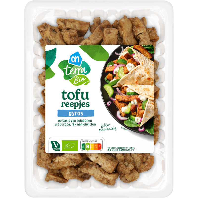AH Terra Biologisch tofu reepjes gyros
