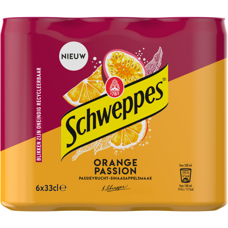 Schweppes Orange passion 6-pack