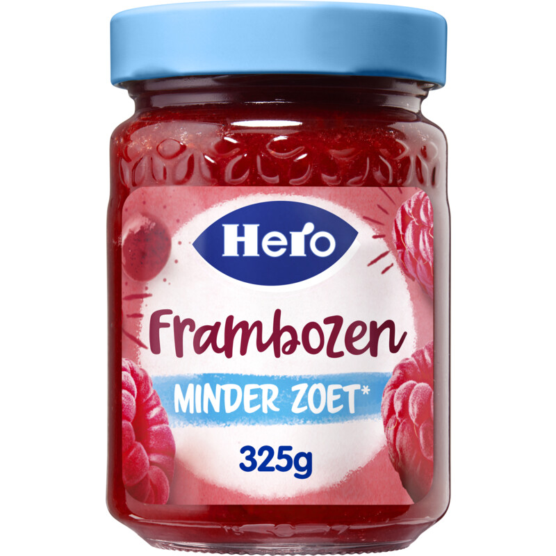 Hero Jam minder zoet frambozen