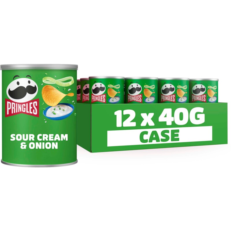 Pringles Sour cream & onion 12-pack