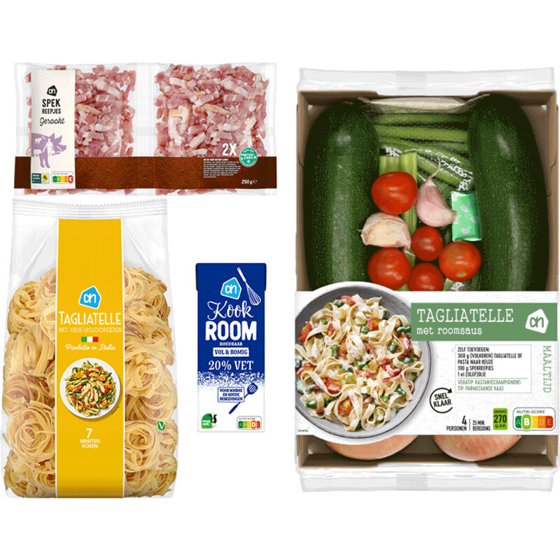 AH Tagliatelle met Roomsaus Verspakket