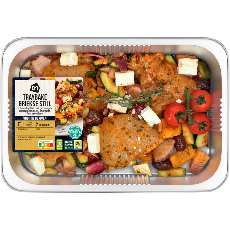 AH Traybake kipfilet Griekse stijl