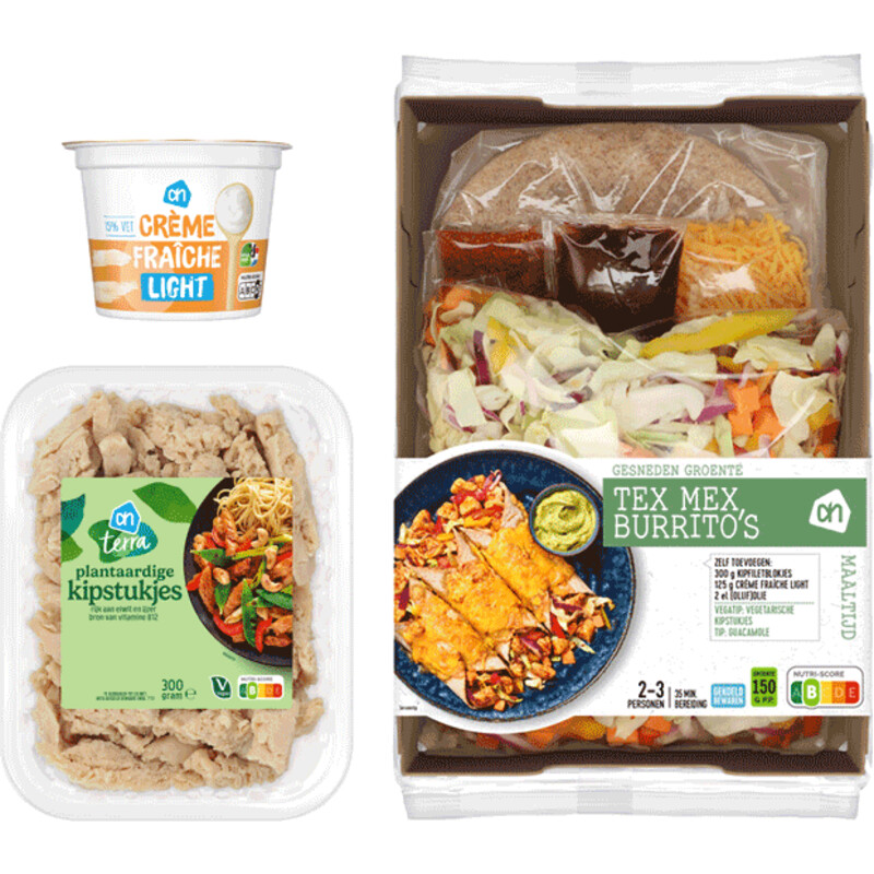 AH Vega Gesneden TexMex Burrito Verspakket