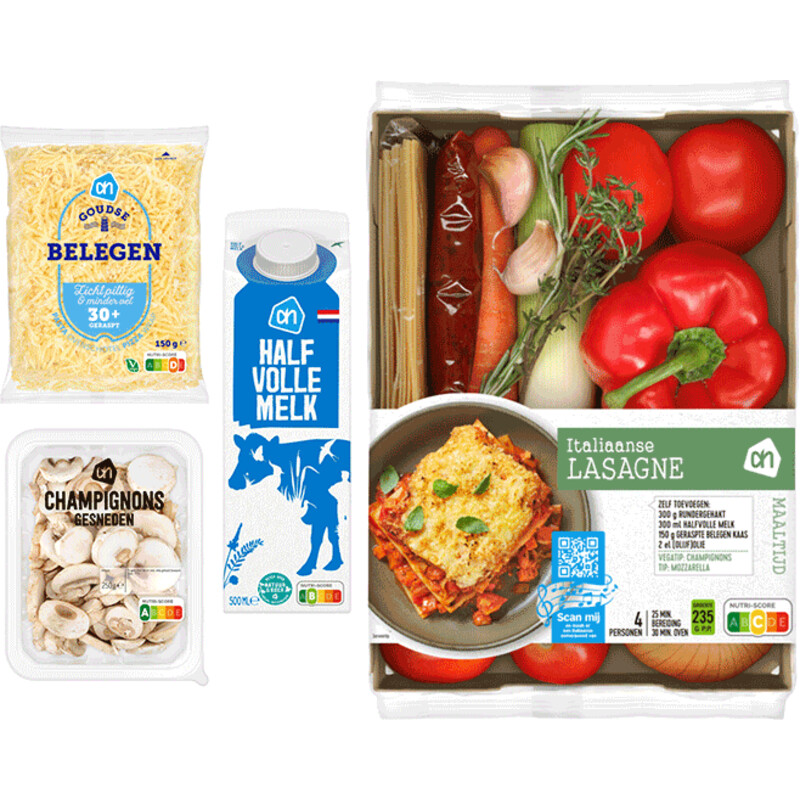 AH Vega Italiaanse Lasagne Verspakket