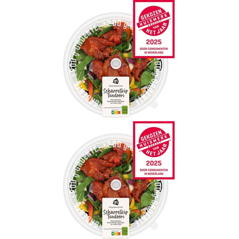 AH Stoommaaltijd kip tandoori 2-pack