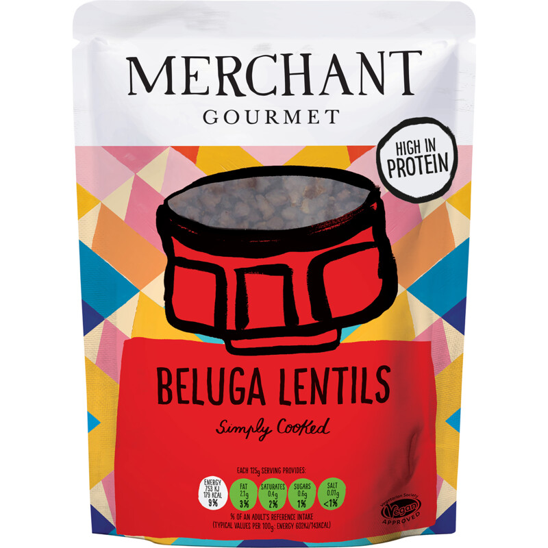 Merchant Gourmet Beluga lentils