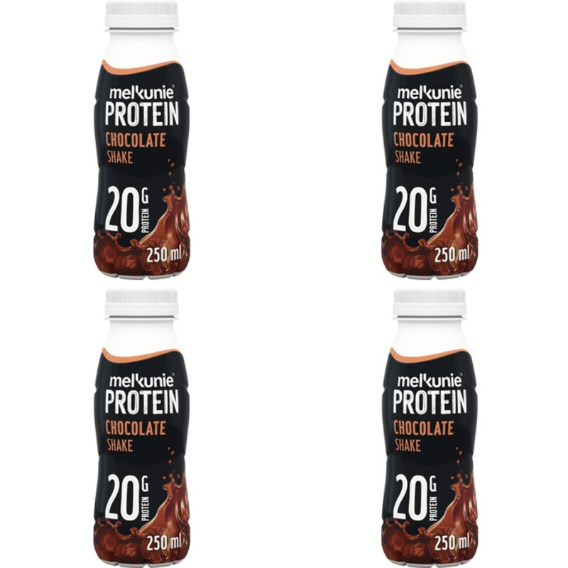 Melkunie Protein chocolade shake 4-pack