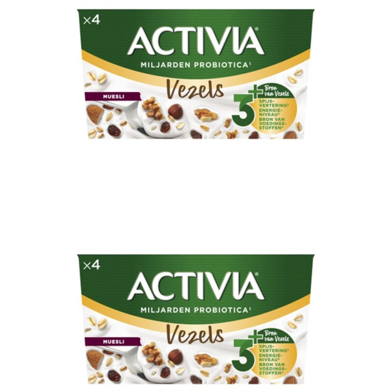 Activia Yoghurt muesli 2-pack