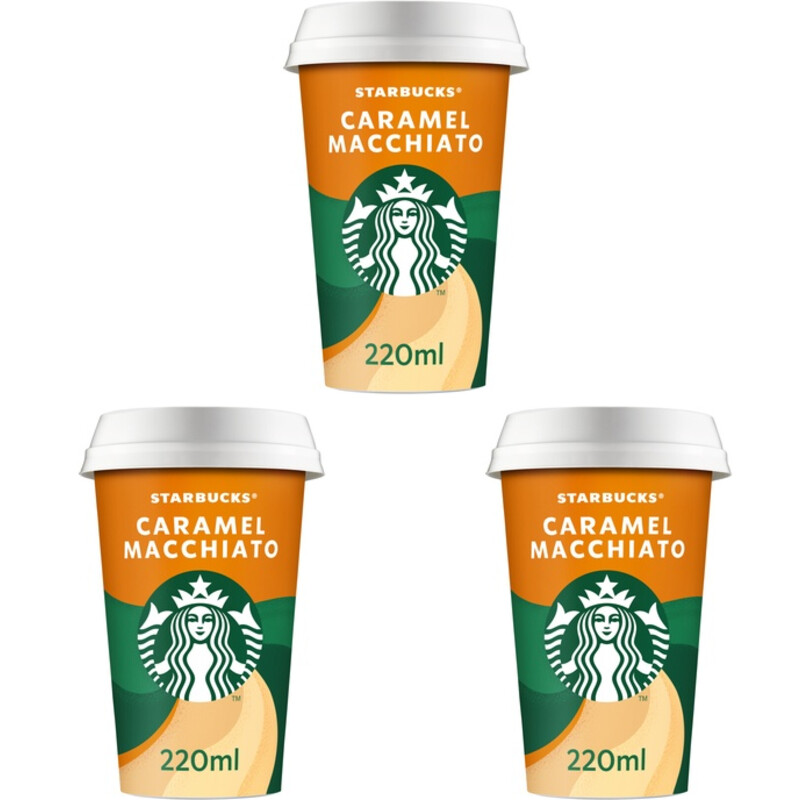 Starbucks Caramel macchiato 3-pack