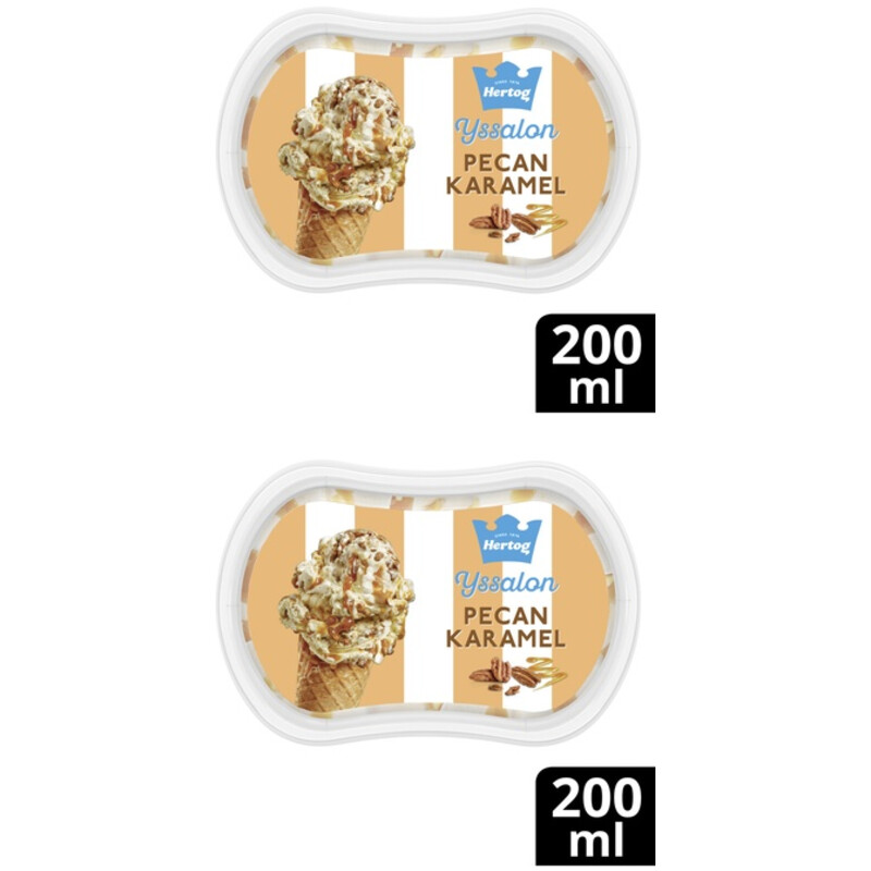 Hertog mini pecan karamel vanille 2-pack