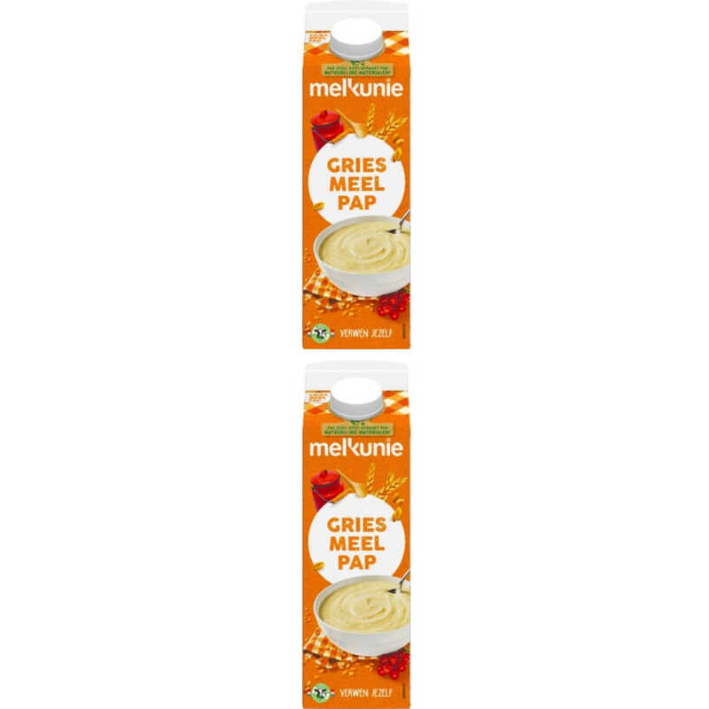 Melkunie Griesmeelpap 2-pack