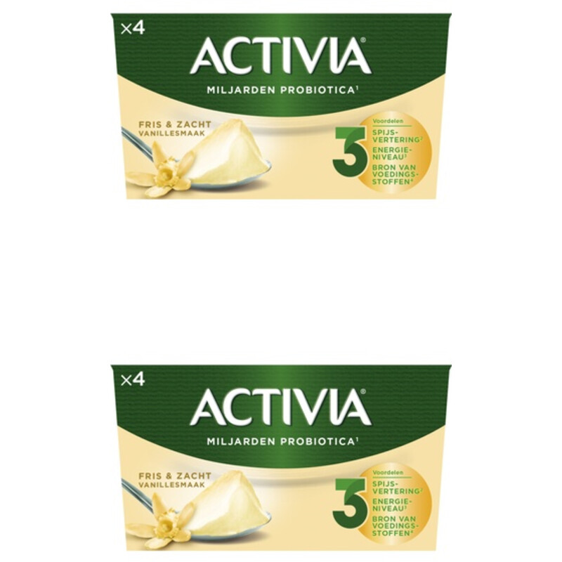 Activia Yoghurt vanille 2-pack