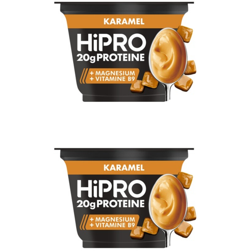 HiPRO Protein pudding karamel 2-pack