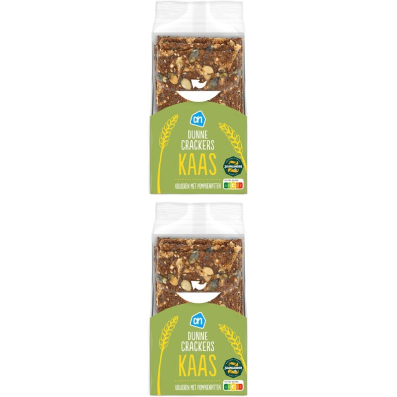 AH Dunne crackers kaas 2-pack
