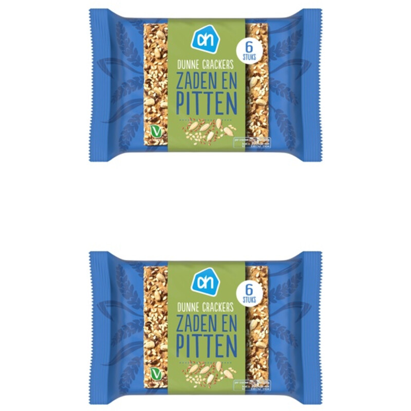 AH Dunne crackers zaden en pitten 2-pack