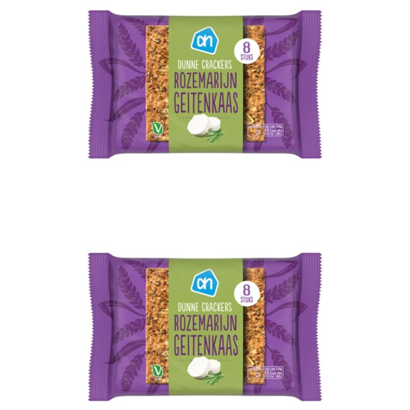 AH crackers rozemarijn geitenkaas 2-pack