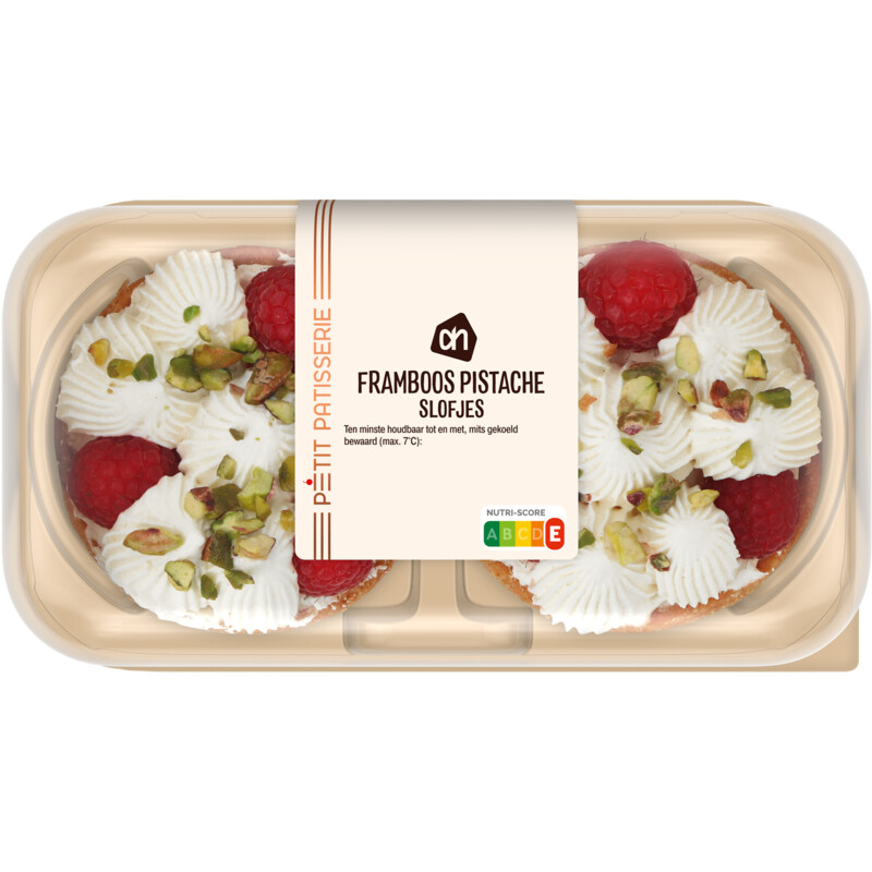 AH Framboos pistache slofjes