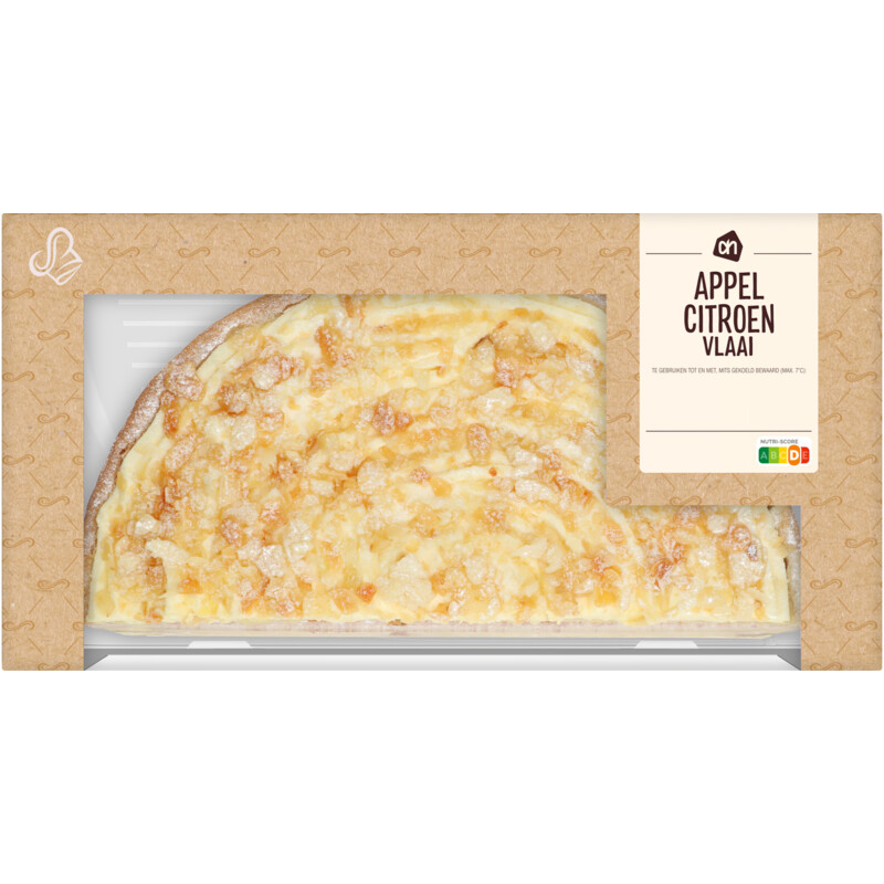 AH Appelcitroen vlaai half