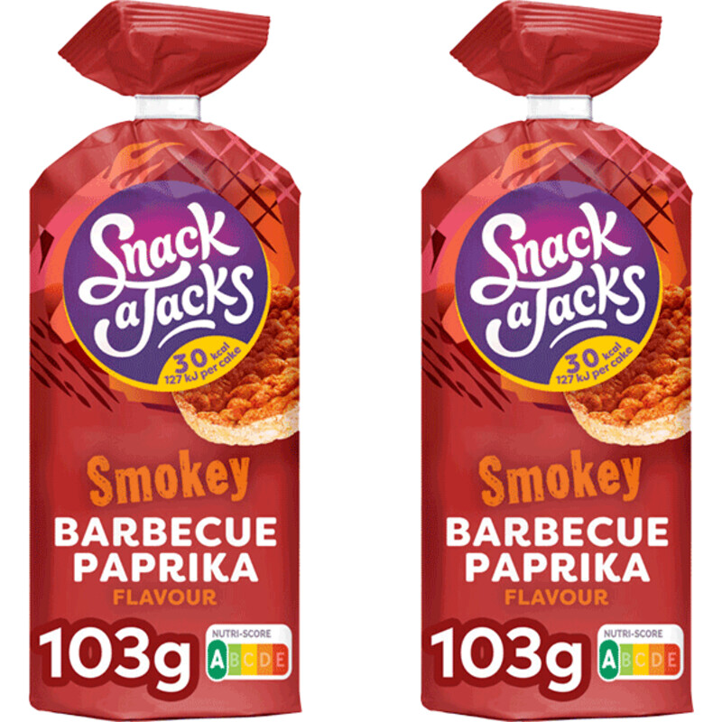 Snack a Jacks Smokey BBQ Paprika 2-pack
