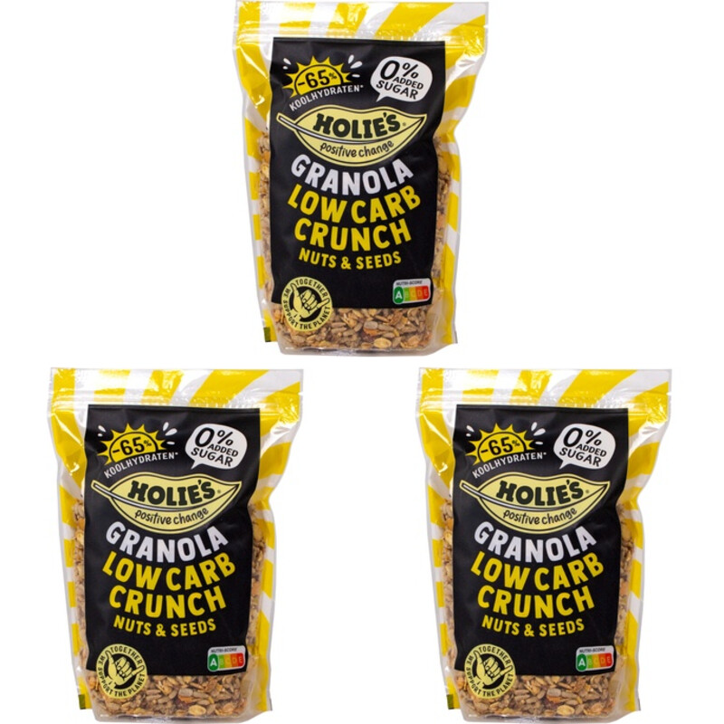 Holie's Granola Low Carb Crunch  3-pack