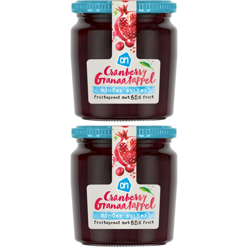 AH Cranberry granaatappel fruitspread 2pack