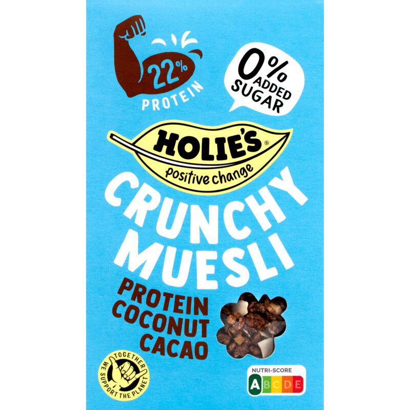 Holie's Crunchy muesli protein coconut cacao