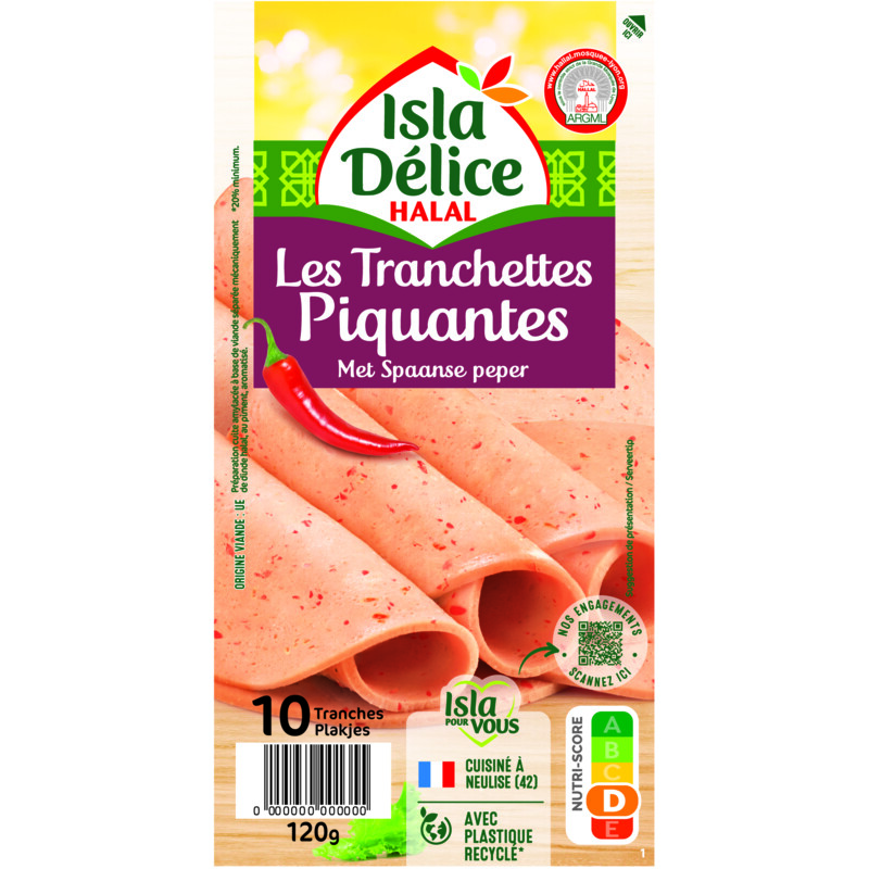 Isla Délice Les tranchettes piquantes Spaanse peper