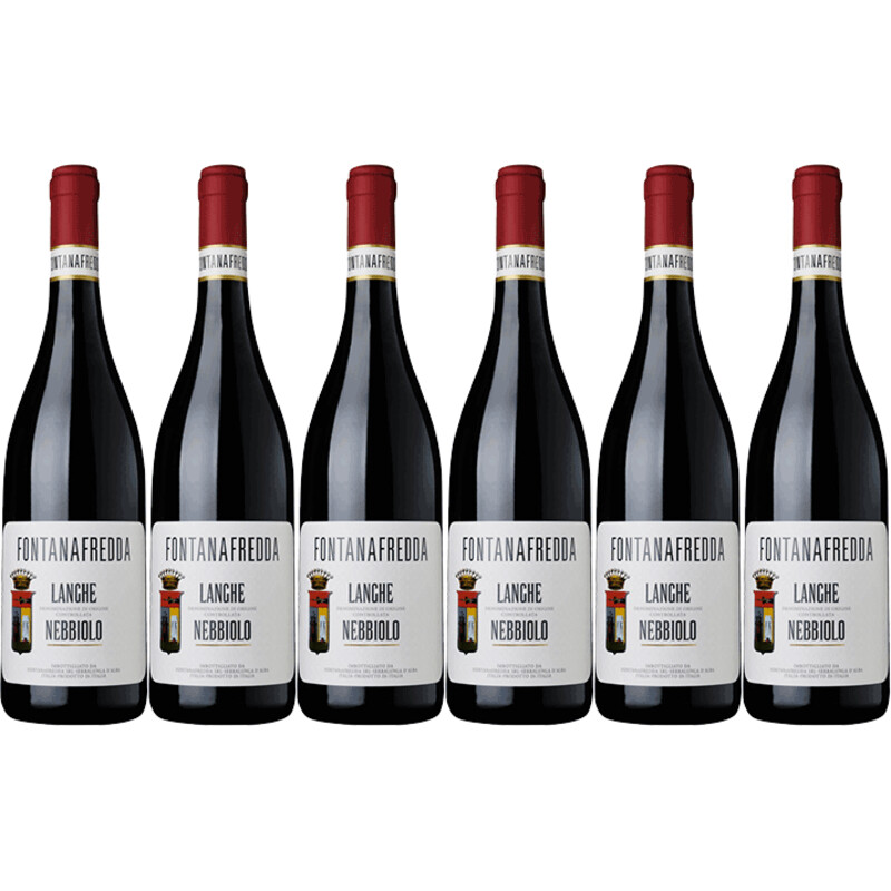 Fontanafredda Nebbiolo langhe 6 flessen