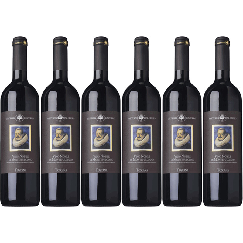 Fattoria del Cerro  Vino nobile di montepulciano 6 flessen