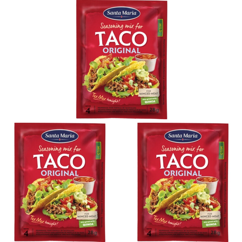 Santa Maria Kruidenmix taco 3-pack