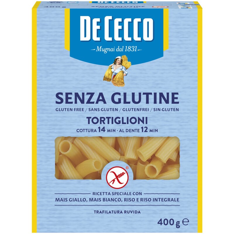 De Cecco Tortiglioni glutenvrij