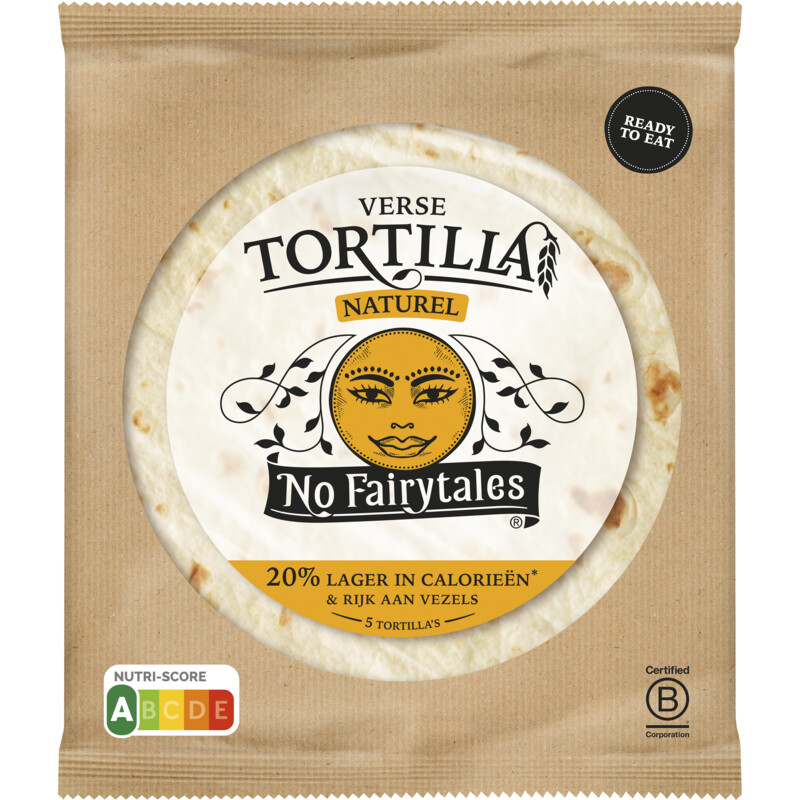 No Fairytales Verse tortilla wraps naturel