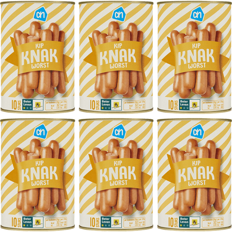 AH Kip knakworst 6-pack