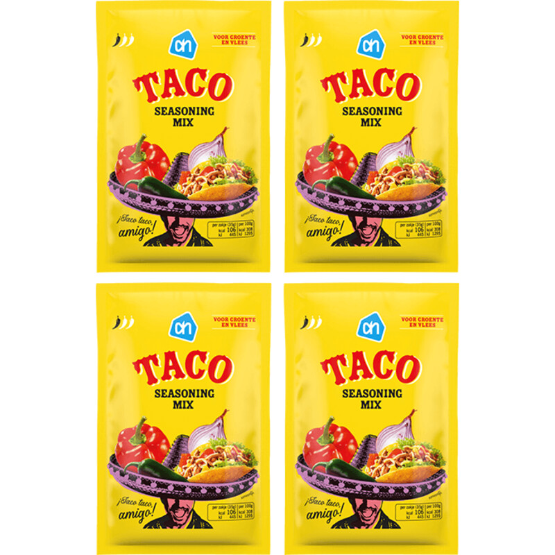 AH Taco seasoning mix 4-pack