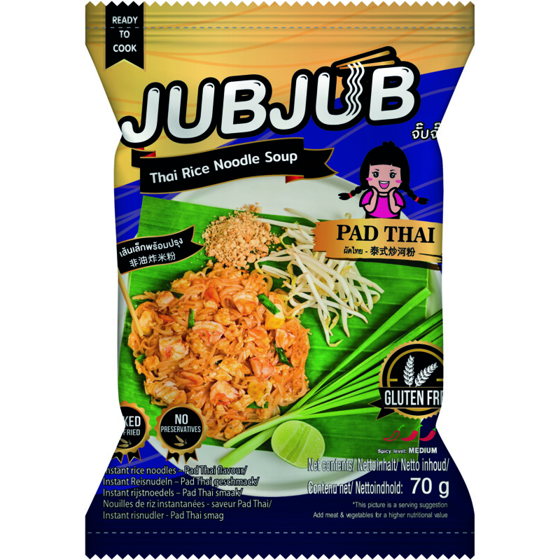 JubJub Instant rijstnoedel pad thai glutenvrij