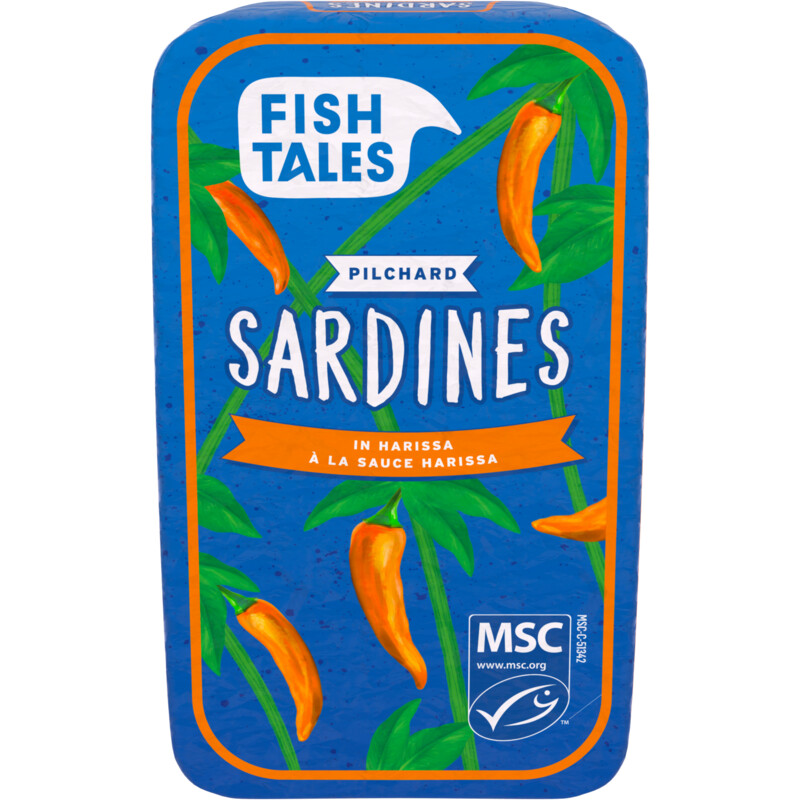 Fish Tales Sardines in harissa