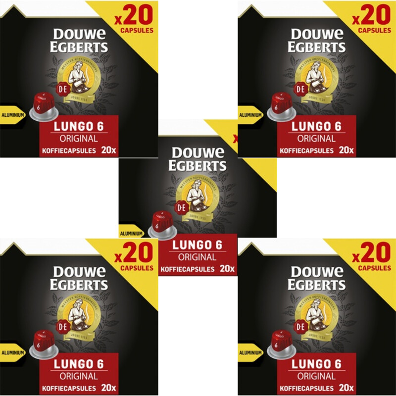 Douwe Egberts original koffiecups 5-pack