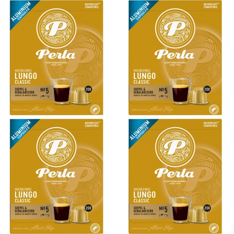 Perla Huisblends Lungo classic capsules 4-pack