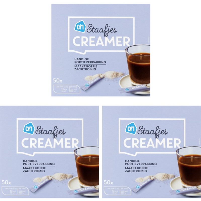 AH Creamerstaafjes 3-pack