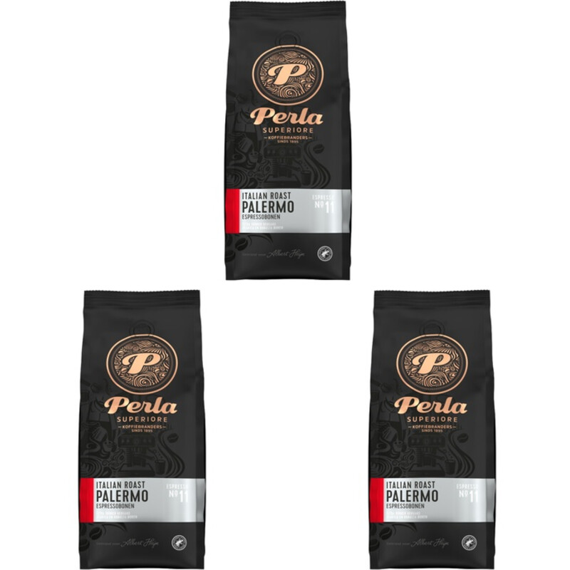 Perla Superiore Italian Palermo espressobonen 3-pack