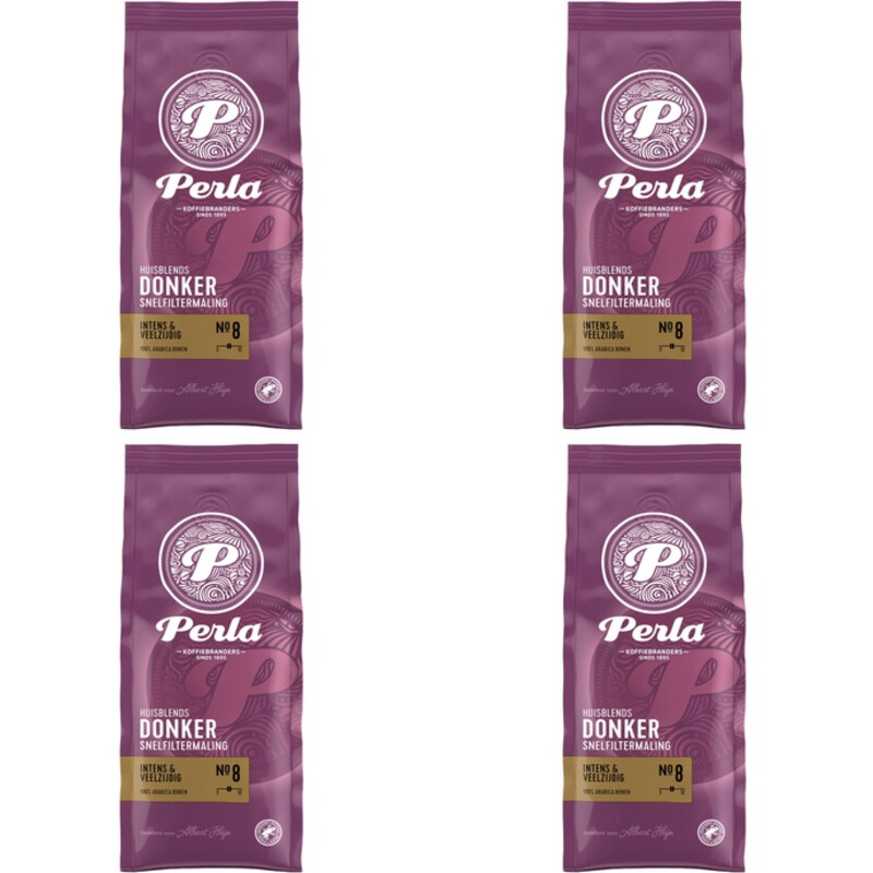 Perla Huisblends Donker snelfiltermaling 4-pack