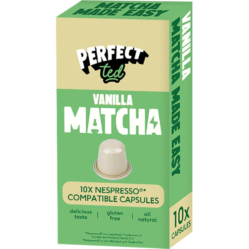 Perfect Ted Matcha vanille capsules