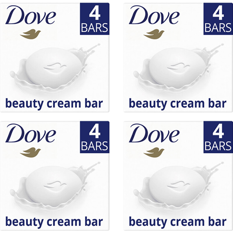 Dove cream bar soap pakket 4-pack