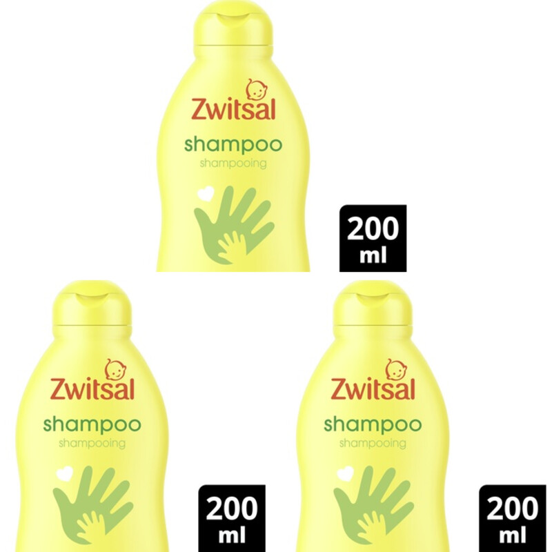 Zwitsal Baby Shampoo 3-pack