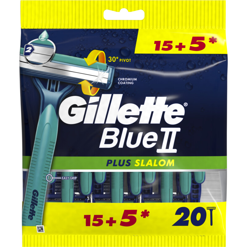 Gillette Blue II plus slalom scheermesjes