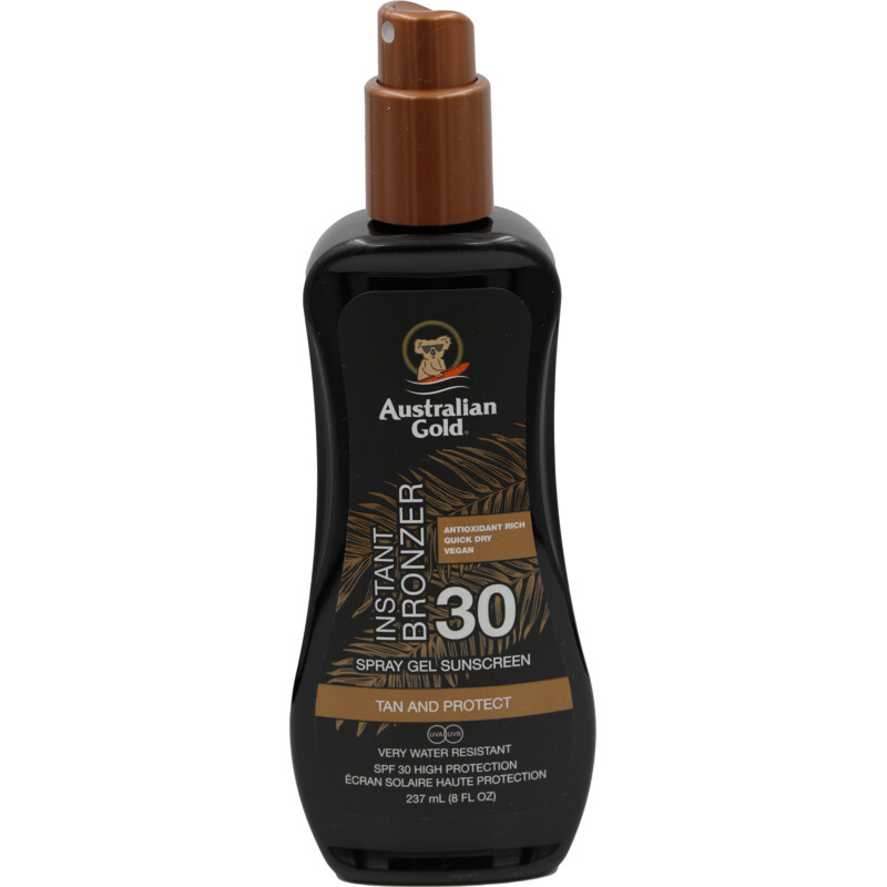 Australian Gold Instant bronzer spray gel 30