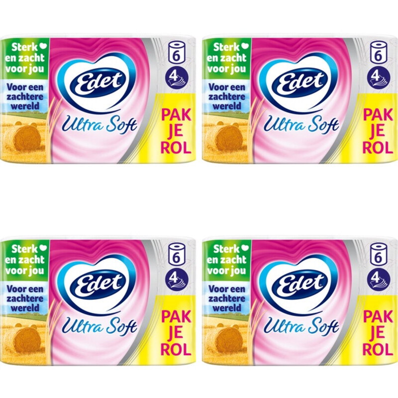 Edet Ultra Soft Toiletpapier 4-pack